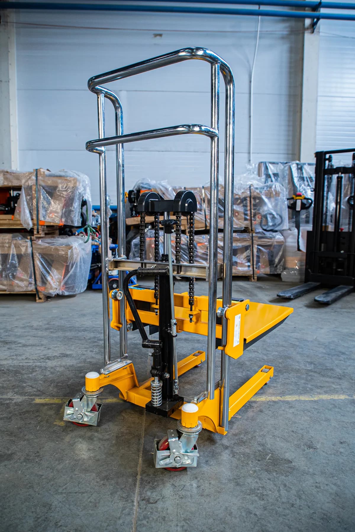 Штабелер гидравлический 0,4 т 1,1 м TOR PJ4110 облегченный — фото 2